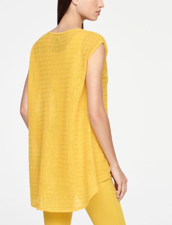 Sarah Pacini LINEN SWEATER - STRIPED