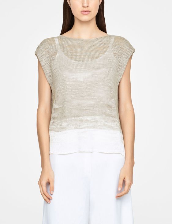 Sarah Pacini OMBRE-SWEATER - FLÜGELÄRMEL