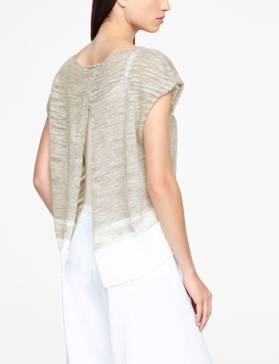 Sarah Pacini OMBRE-SWEATER - FLÜGELÄRMEL