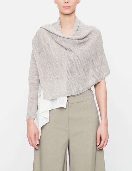 Sarah Pacini ÉCHARPE EN LIN - OMBRÉ