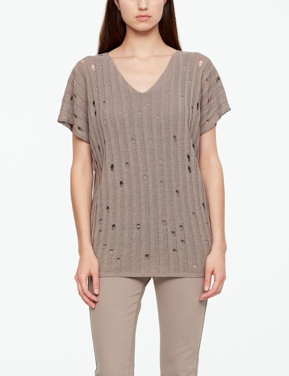 Sarah Pacini PULL EN LIN - COL V