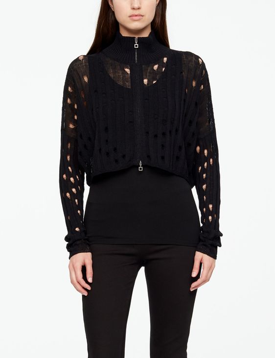 Sarah Pacini CARDIGAN - MAILLE AJOURÉE