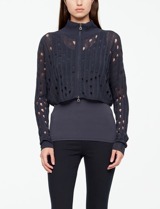 Sarah Pacini CARDIGAN - MAILLE AJOURÉE