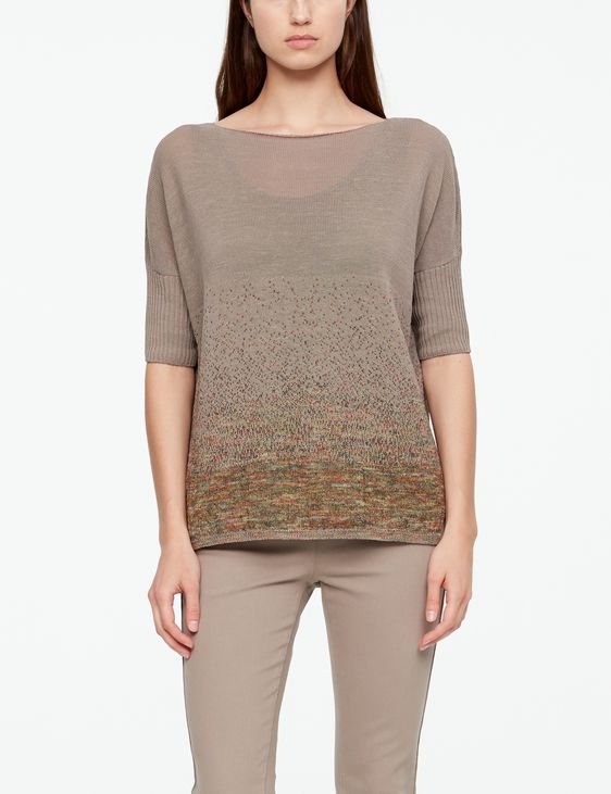 Sarah Pacini LINEN SWEATER - STARRY NIGHT