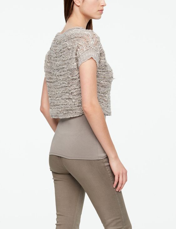 Sarah Pacini MAKO COTTON PULLOVER - KURZ