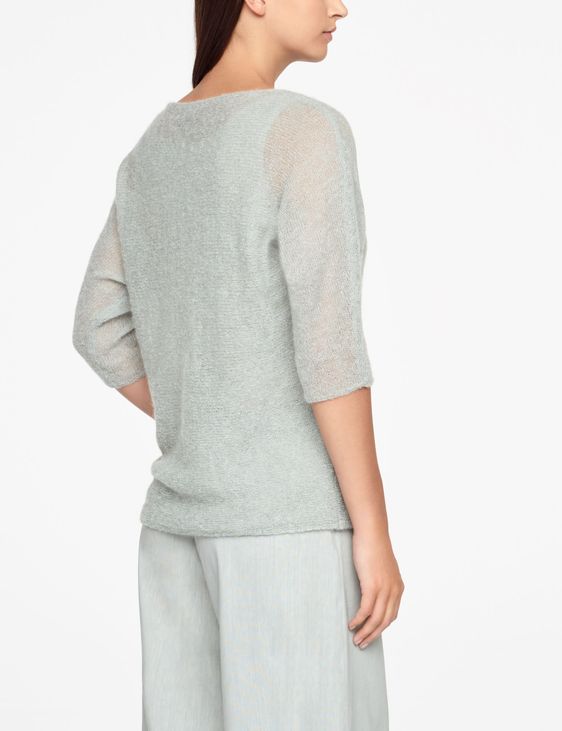 Sarah Pacini ULTRA-LEICHTER SWEATER MOHAIR - 1/2-ÄRMEL