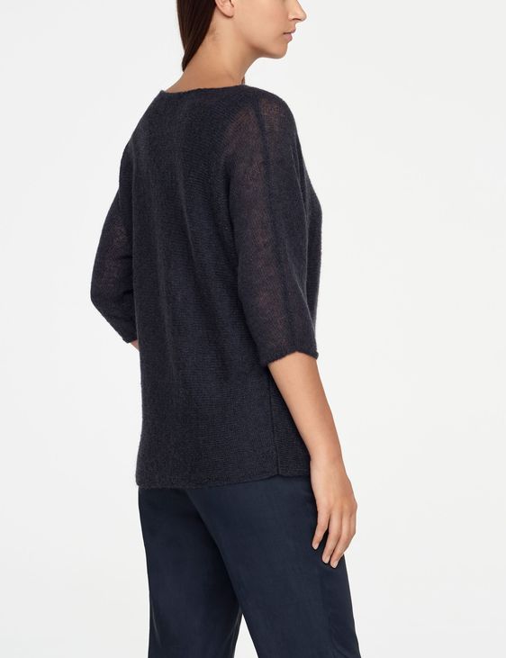 Sarah Pacini MOHAIR SWEATER - HALF SLEEVES