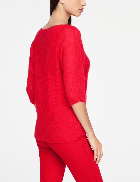 Sarah Pacini ULTRA-LEICHTER SWEATER MOHAIR - 1/2-ÄRMEL