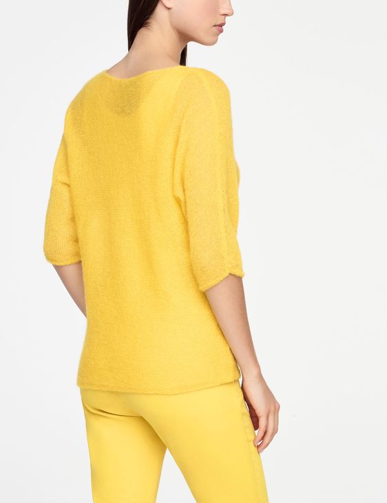 Sarah Pacini ULTRA-LEICHTER SWEATER MOHAIR - 1/2-ÄRMEL