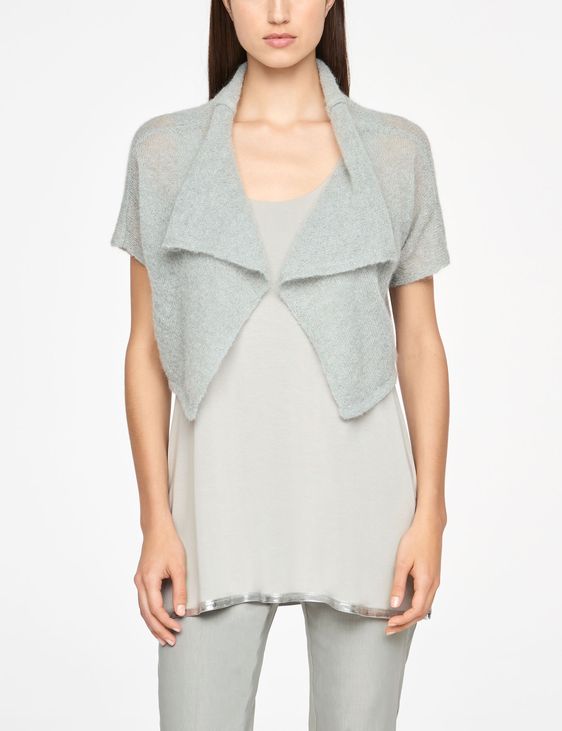 Sarah Pacini CARDIGAN COURT- MOHAIR ULTRA LÉGER