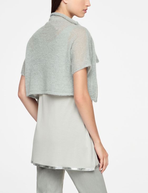 Sarah Pacini CARDIGAN COURT- MOHAIR ULTRA LÉGER