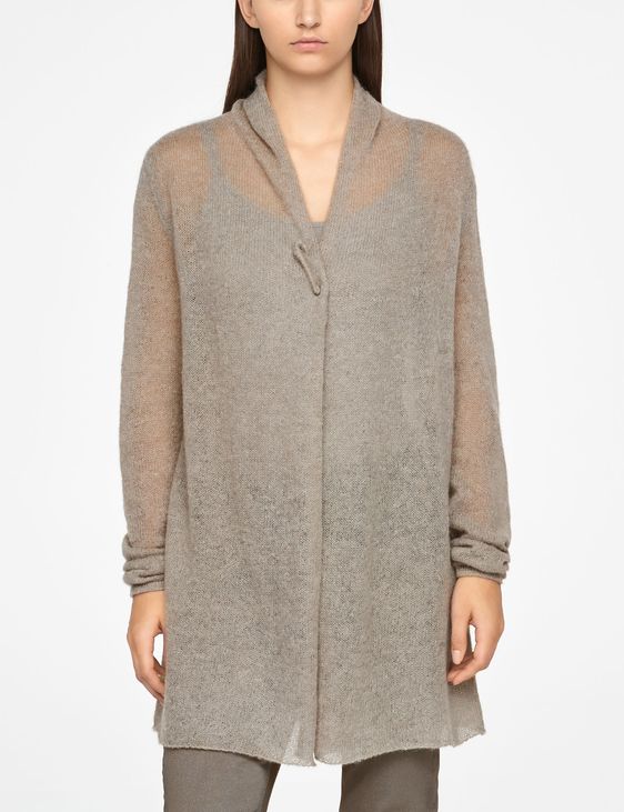 Sarah Pacini CARDIGAN LONG - MOHAIR ULTRA LÉGER
