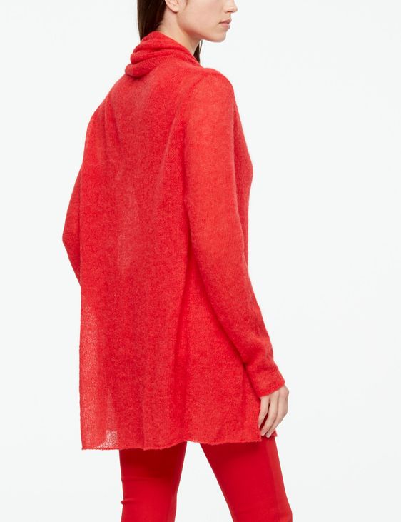 Sarah Pacini LONG MOHAIR CARDIGAN