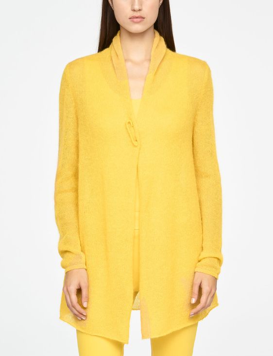 Sarah Pacini LONG MOHAIR CARDIGAN