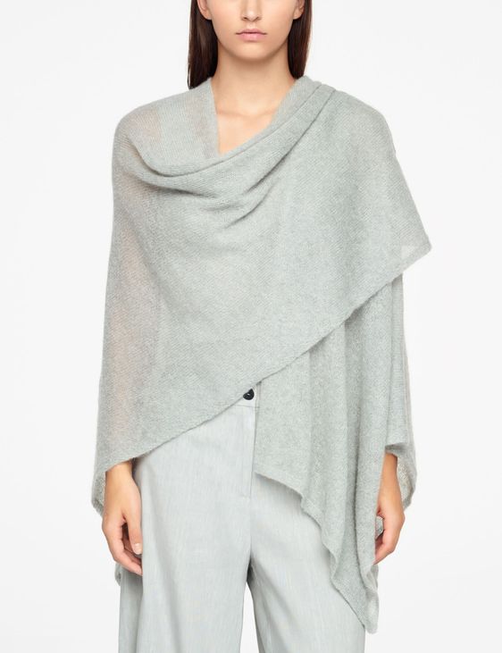 Sarah Pacini MOHAIR PONCHO