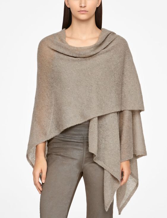Sarah Pacini MOHAIR PONCHO