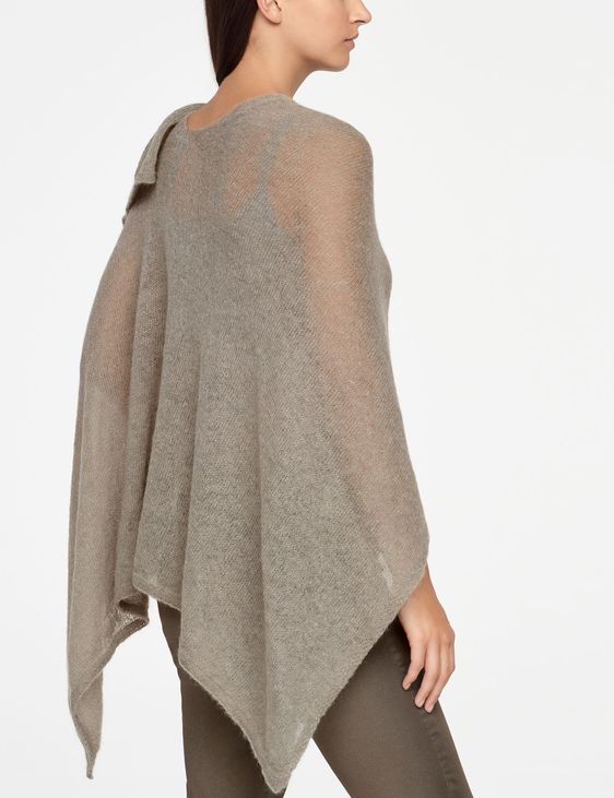 Sarah Pacini MOHAIR PONCHO
