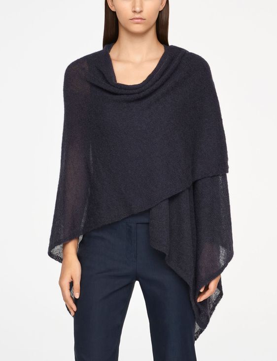 Sarah Pacini MOHAIR PONCHO