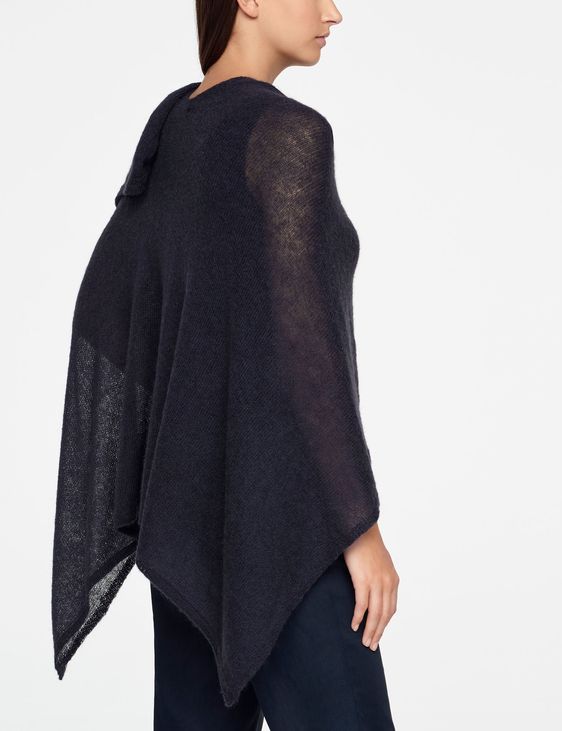 Sarah Pacini MOHAIR PONCHO