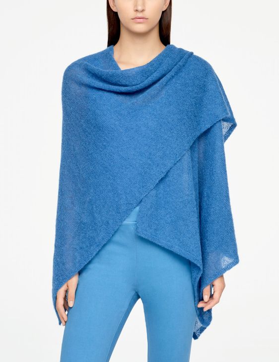 Sarah Pacini MOHAIR PONCHO