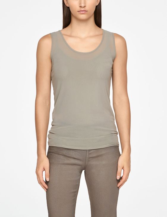 Sarah Pacini TRANSPARENTE TOP - ANAÏS