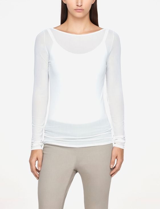 Sarah Pacini TRANSLUCENT TOP - KHALIYA