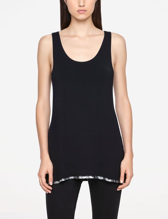 Sarah Pacini T-SHIRT - DÉTAIL ARGENTÉ