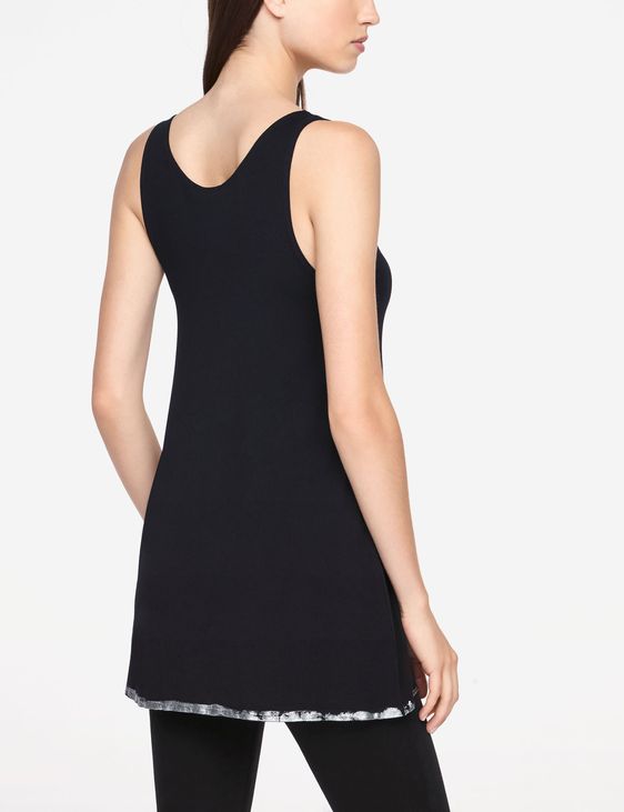 Sarah Pacini T-SHIRT - DÉTAIL ARGENTÉ