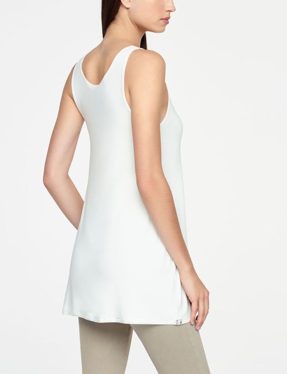 Sarah Pacini SLEEVELESS TOP - SILVER LINING