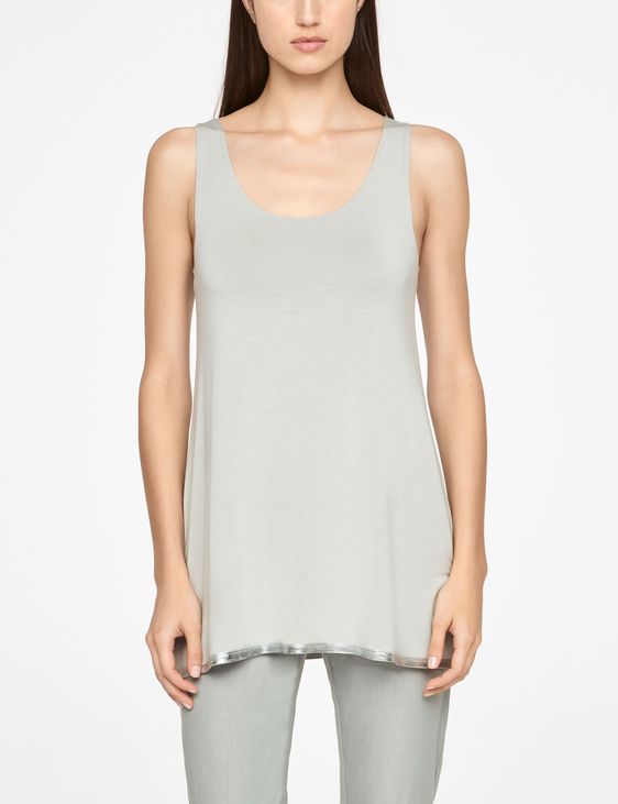 Sarah Pacini SLEEVELESS TOP - SILVER LINING