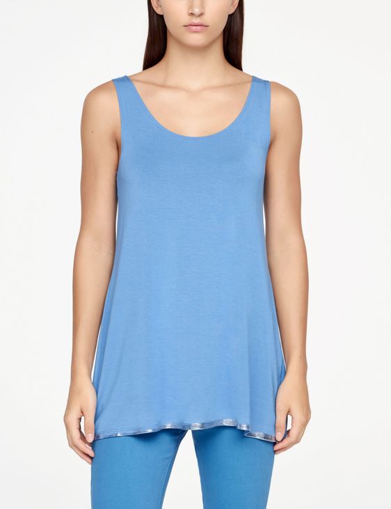 Sarah Pacini SLEEVELESS TOP - SILVER LINING