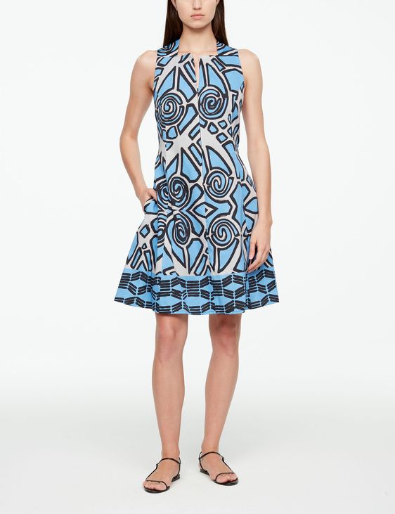 Sarah Pacini GRAPHIC DRESS - KNEE-LENGTH