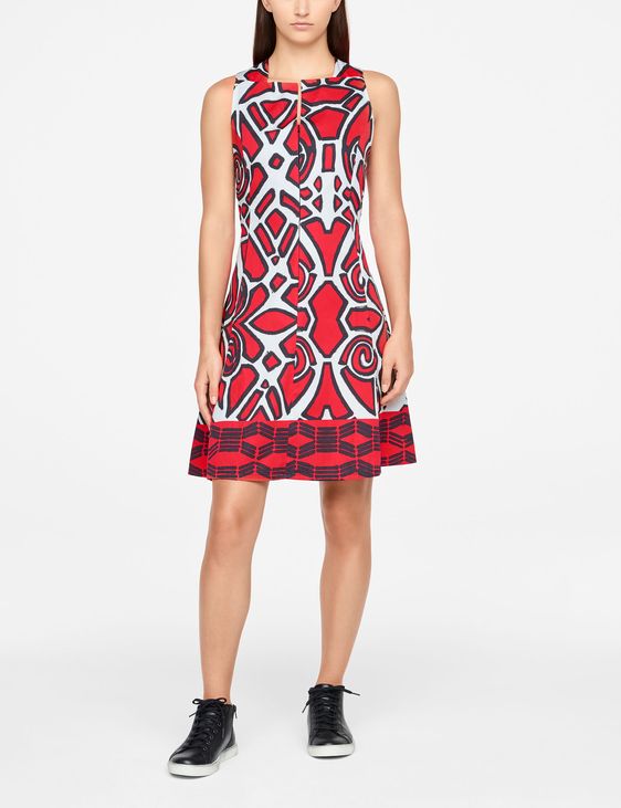 Sarah Pacini GRAPHIC DRESS - KNEE-LENGTH