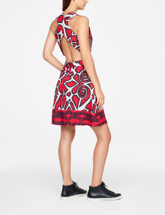 Sarah Pacini GRAPHIC DRESS - KNEE-LENGTH