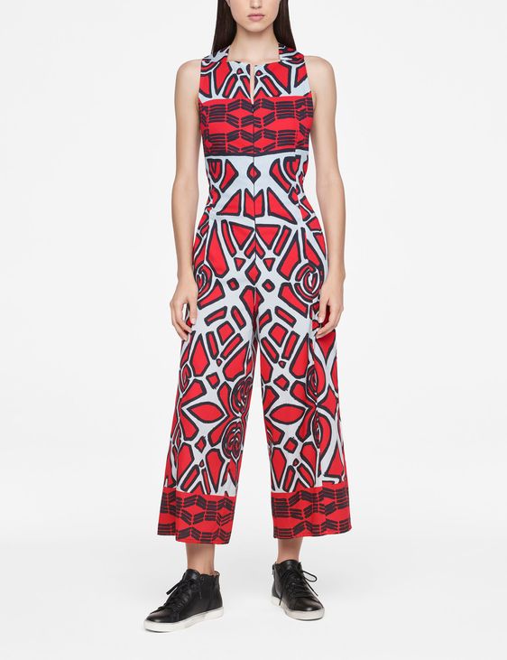 Sarah Pacini GRAPHIC JUMPSUIT