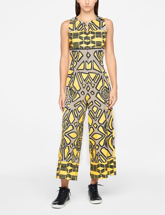 Sarah Pacini GRAPHIC JUMPSUIT