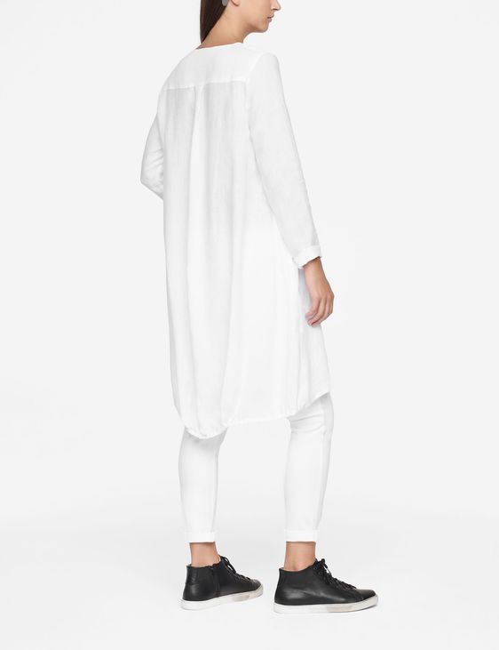 Sarah Pacini LINEN DRESS - KNEE-LENGTH