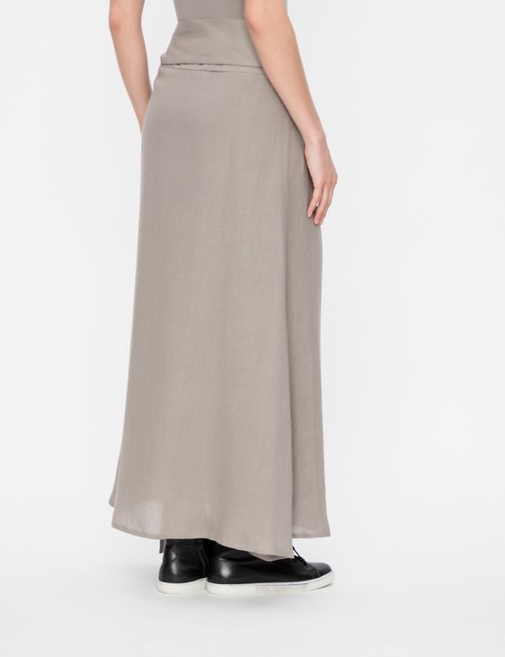 Sarah Pacini LINEN WRAP SKIRT