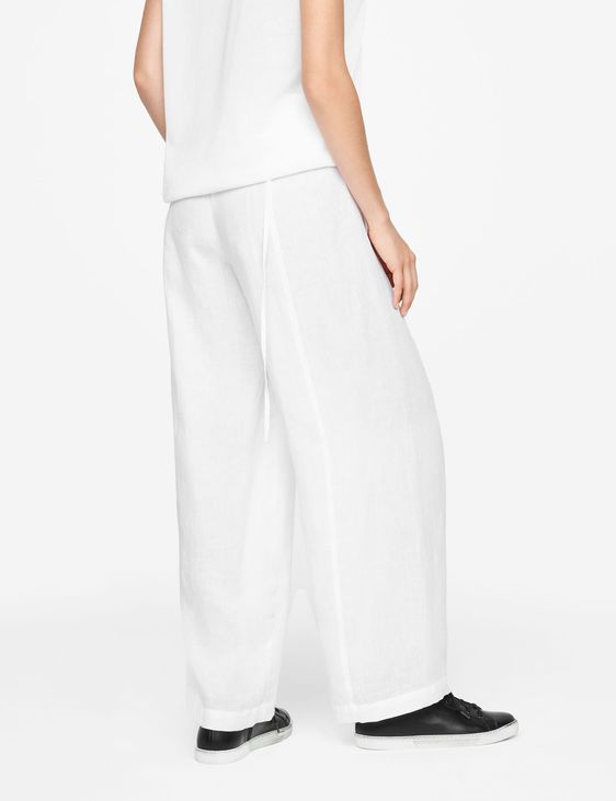 Sarah Pacini LEINENHOSE - WEITER BEINSCHNITT