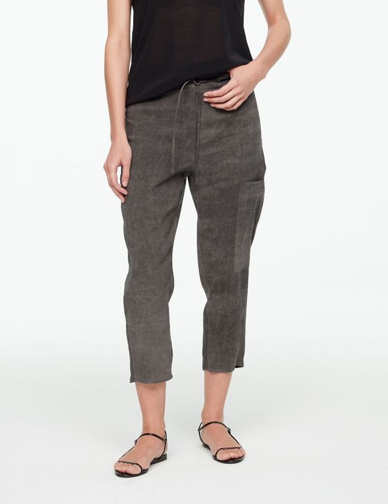 Sarah Pacini LEINENHOSE - KORDELZUG