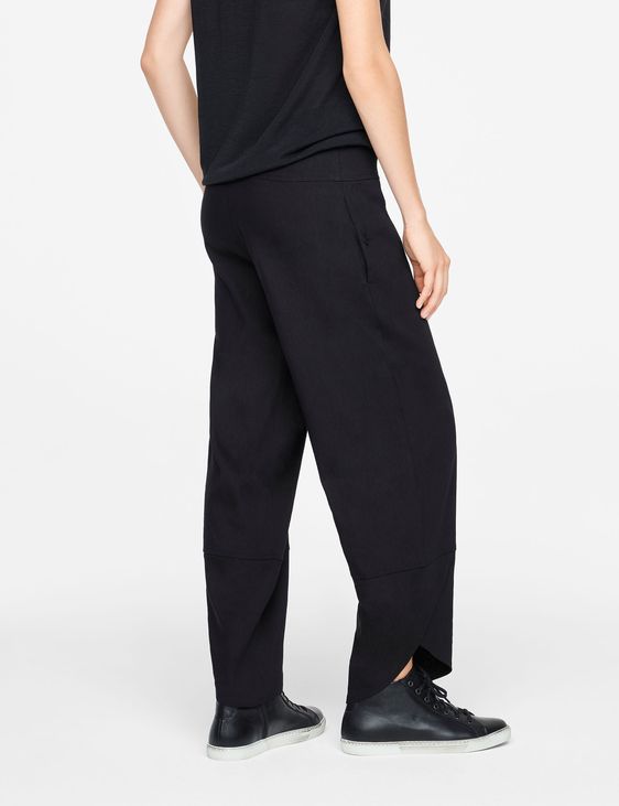 Sarah Pacini LINEN PANTS - SLANTED HEMS