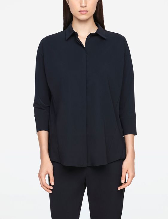 Sarah Pacini SOMMERHEMD - ASYMMETRISCHER SAUM