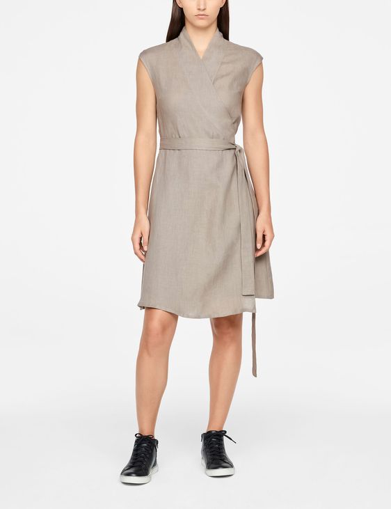 Sarah Pacini WICKELKLEID - KNIELÄNGE