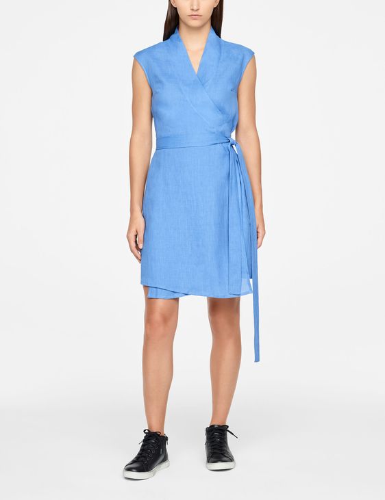 Sarah Pacini WRAP DRESS - KNEE-LENGTH