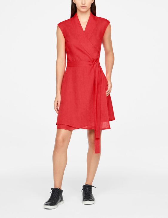 Sarah Pacini WICKELKLEID - KNIELÄNGE