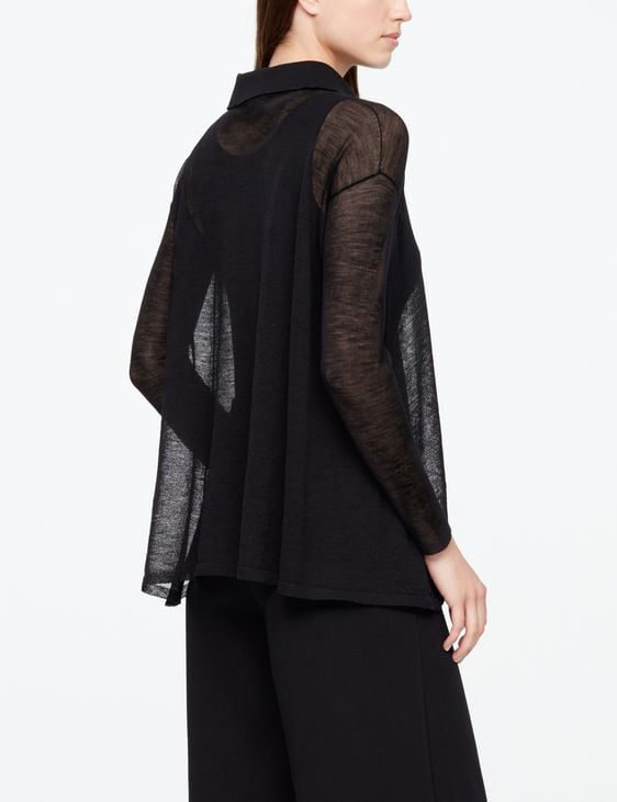 Sarah Pacini LEICHTER HEMD - MERINO WOLLE