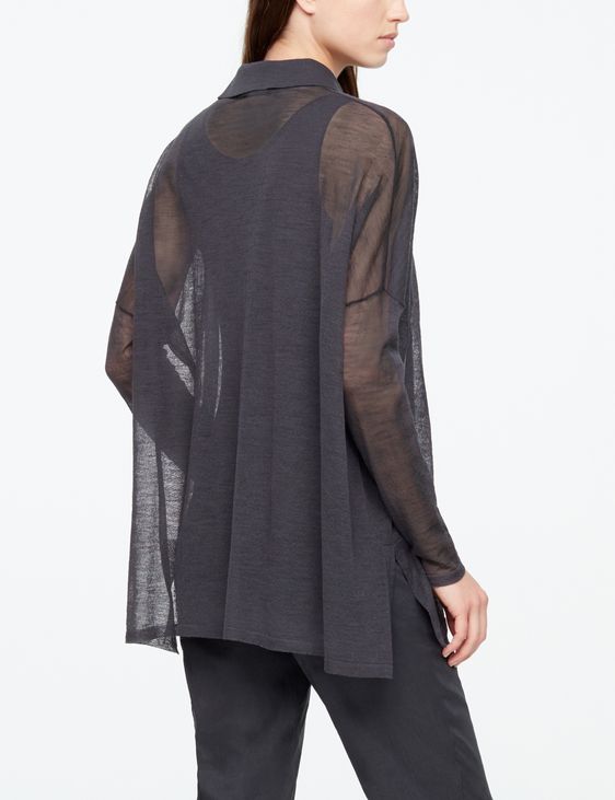 Sarah Pacini LEICHTER HEMD - MERINO WOLLE