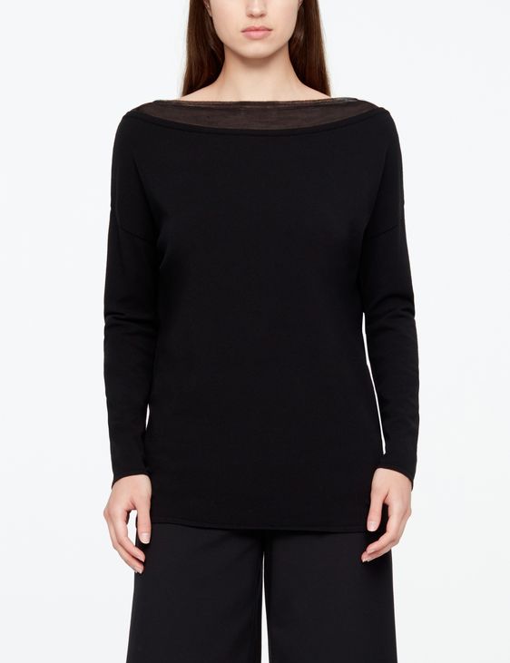 Sarah Pacini PULL - COL DIAPHANE