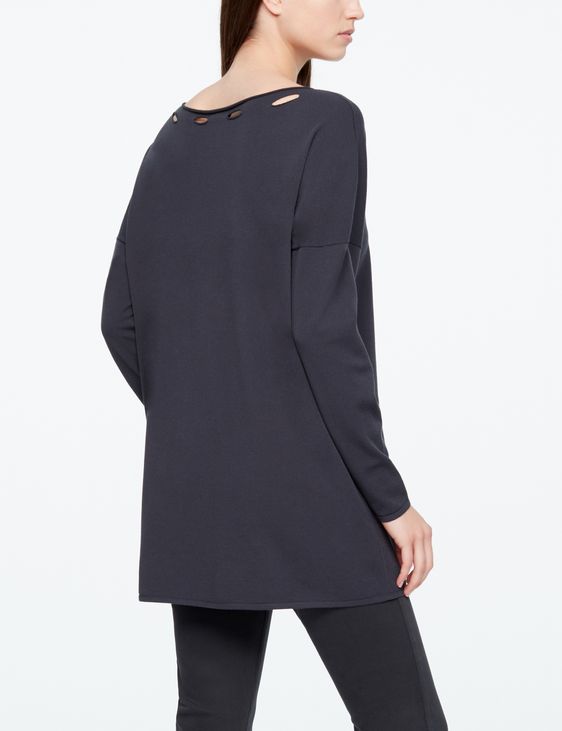 Sarah Pacini LEICHTER PULLOVER - ÖSENSCHLITZE