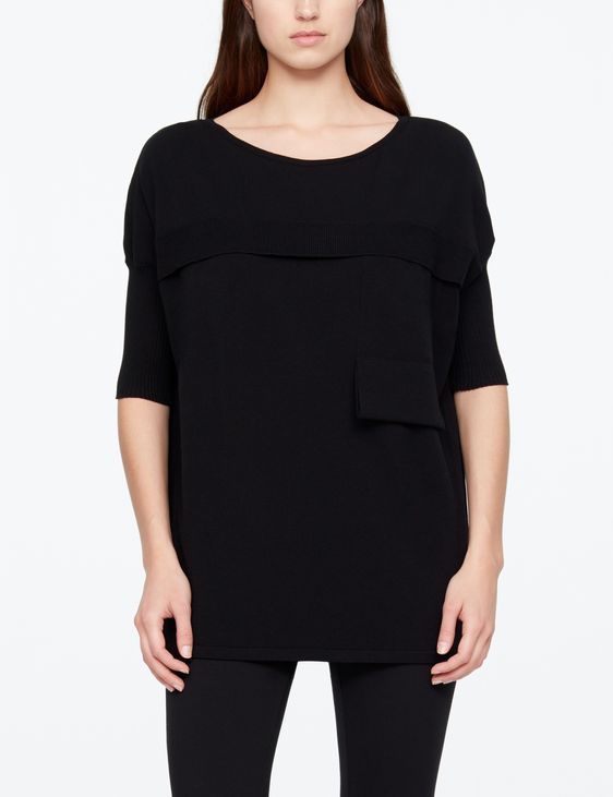 Sarah Pacini LEICHTER PULLOVER - STREIFEN